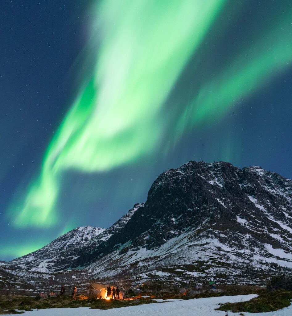 Kvaløya aurora borealis