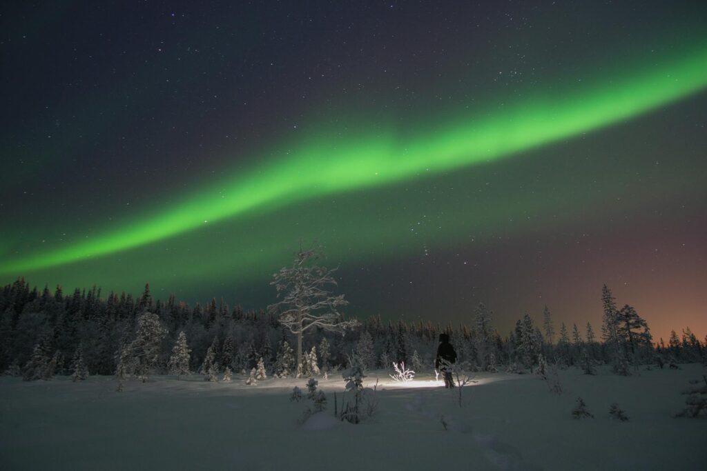 Murmansk aurora borealis